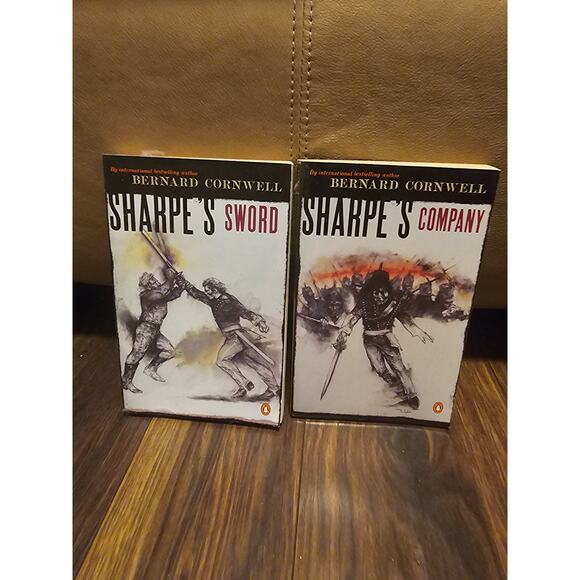 Bernard Cornwell Book Lot Two Paperback Novel White Historical Fiction Adventure - Picture 1 of 2